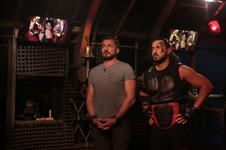 Olivier Minne et moundir dans la Cage