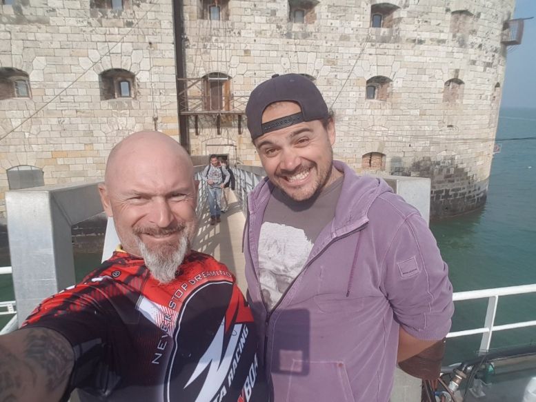 Vincent Lagaf et son fils