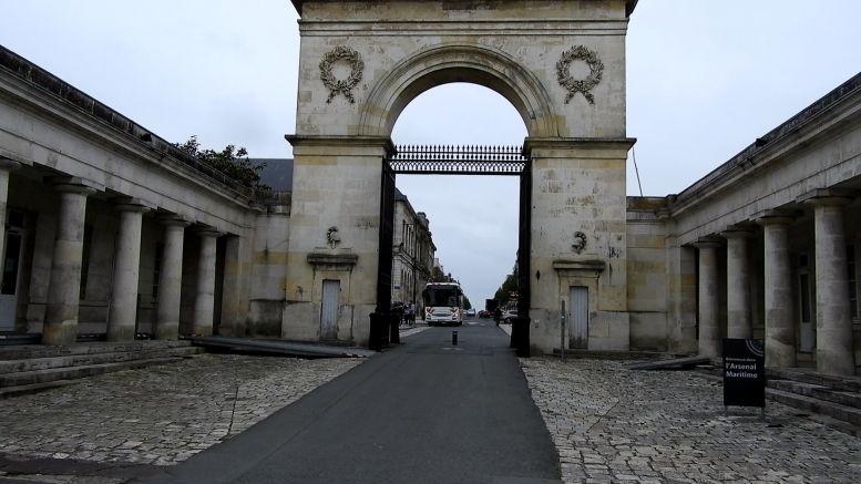 La porte du Soleil de l'arsenal de Rochefort