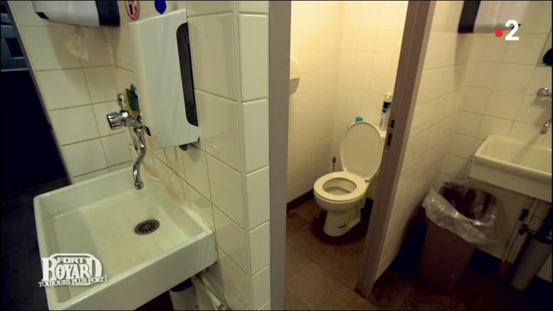 Le bloc sanitaires (cellule 013) en 2018