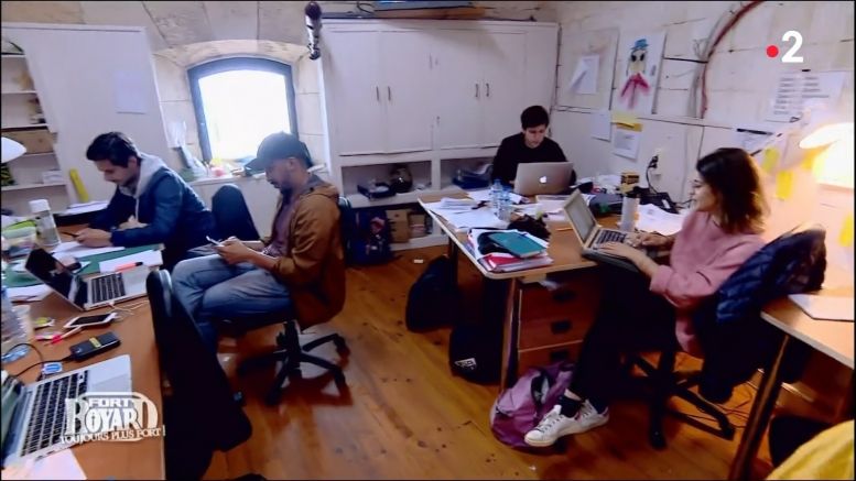 Le bureau de production (cellule 016) en 2018