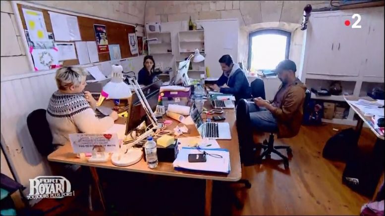 Le bureau de production (cellule 016) en 2018