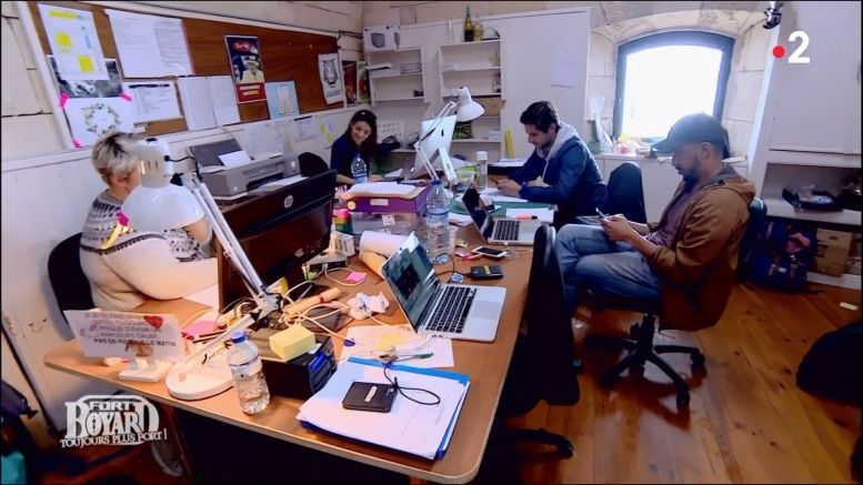 Le bureau de production (cellule 016) en 2018