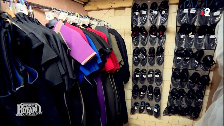 La costumerie / Salle de Maquillage (cellule 020 021) en 2018