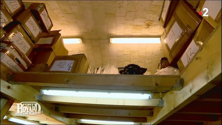 La costumerie / Salle de Maquillage (cellule 020 021) en 2018