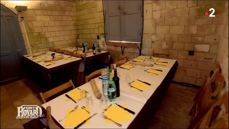 La salle de repas (cellules 123 124) en 2018