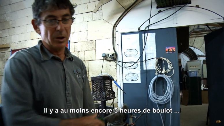 L'atelier de construction (cellule 011) en 2012