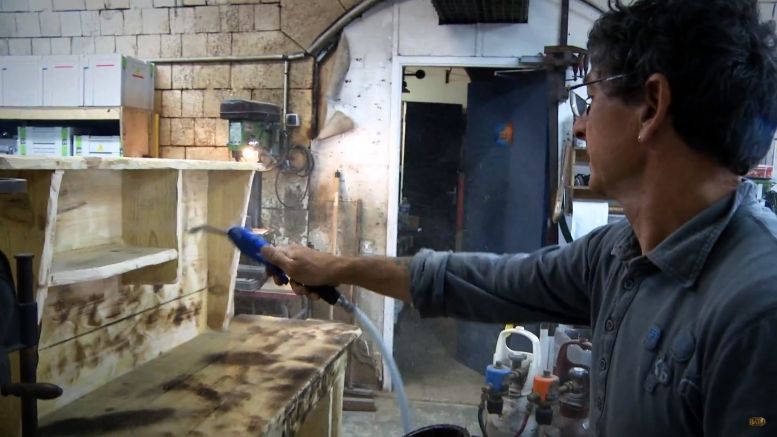L'atelier de construction (cellule 011) en 2012