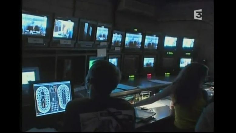 La régie vidéos (cellule 015) en 2007