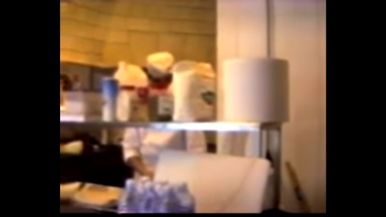 La cuisine du fort (cellule 023) en 1994