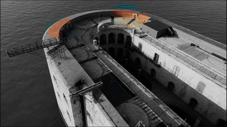 Les accès aux postes de tir situés côté Nord de la Terrasse en 2018