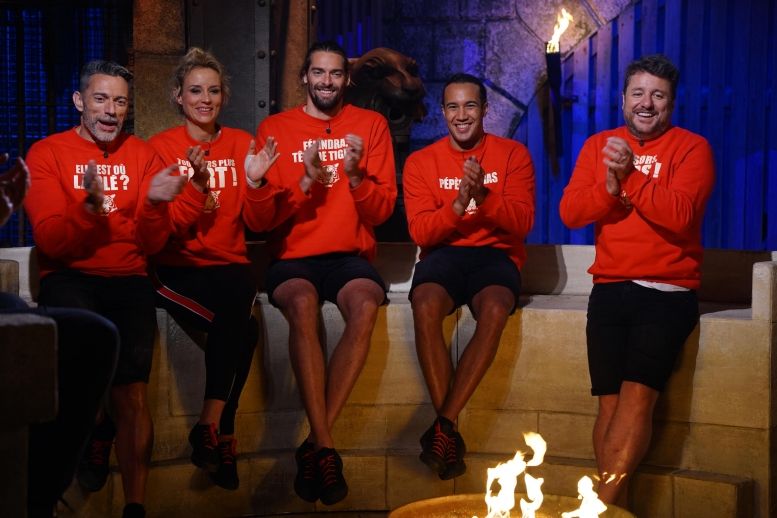 L'équipe 1 sur le plateau de l'after.