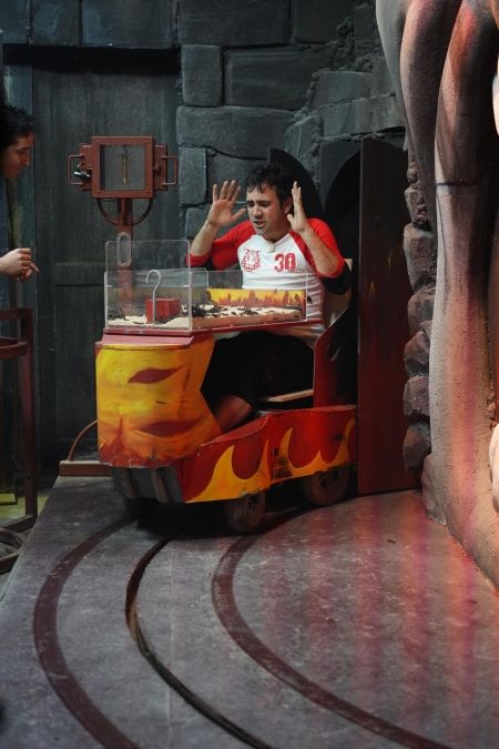 Alex Goude dans le Train Fantôme