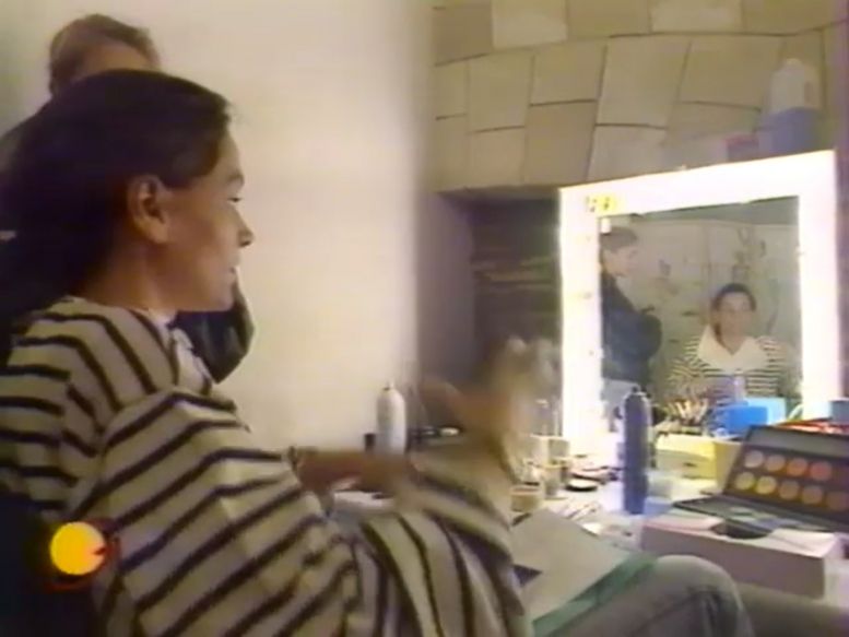 La salle de maquillage / costumes en 1993