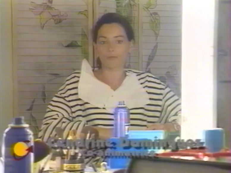La salle de maquillage / costumes en 1993