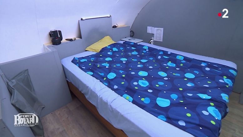 La chambre du gardien (cellule 013) en 2019.
