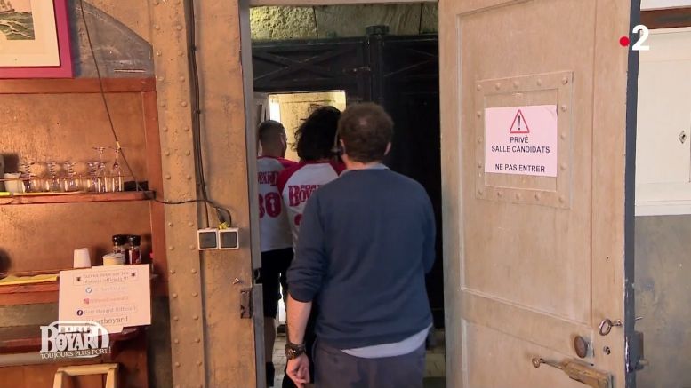 La loge des candidats (cellule 116) en 2019