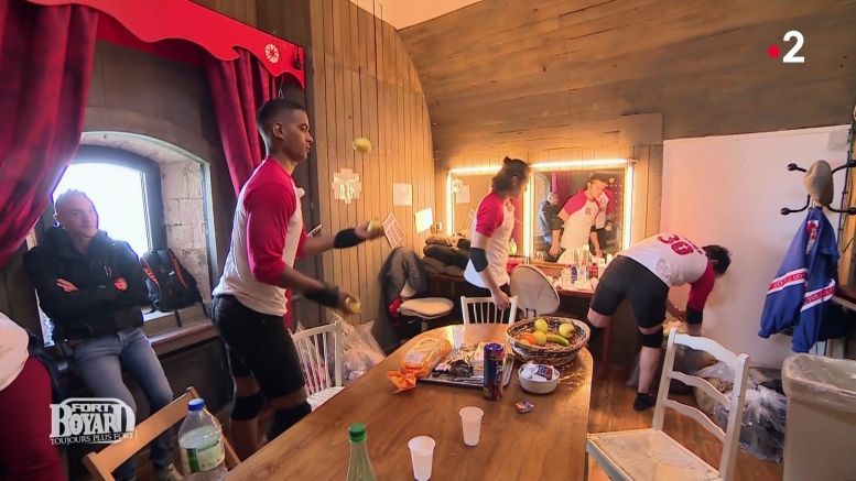 La loge des candidats (cellule 116) en 2019