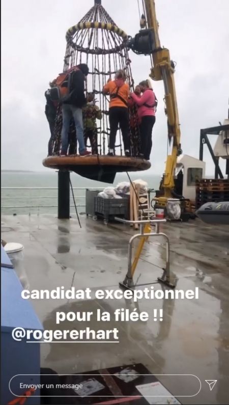 Story Instagram de Delphine Wespiser