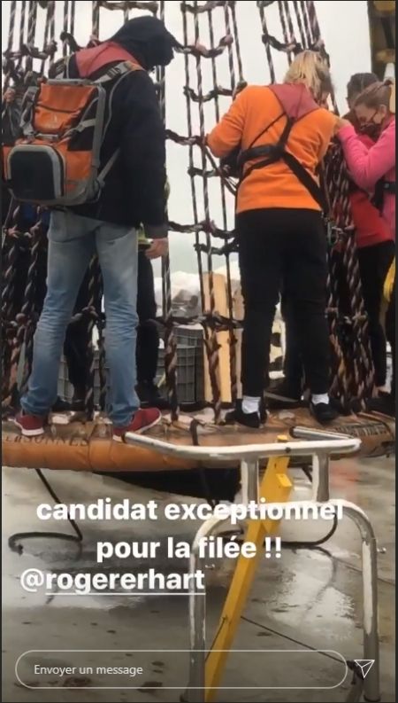Story Instagram de Delphine Wespiser