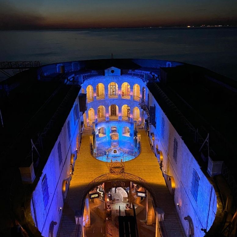 Vue de la vigie la nuit