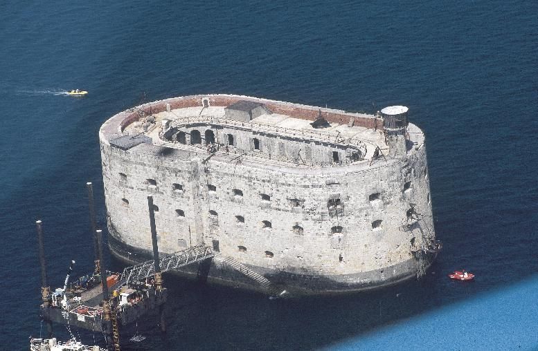 Vue aérienne du fort