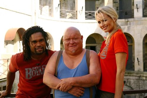 Adriana et Christian Karembeu avec La Boule