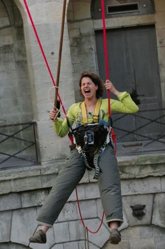Christelle Ballestrero dans l'aventure du Rocket-man