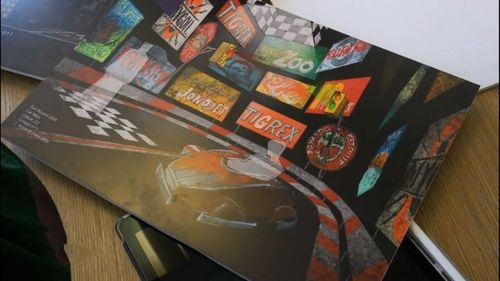 Schéma couleur de l'épreuve de Car Wars