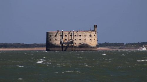 Le fort vu depuis l'île d'Oléron le 03/04/2021