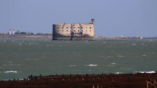 Le fort vu depuis l'île d'Oléron le 03/04/2021