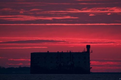 Levé du jour sur le fort