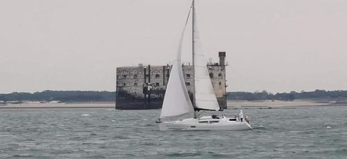 Le fort vu depuis l'île d'Oléron