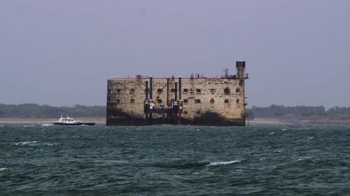 Le fort vu depuis Oléron
