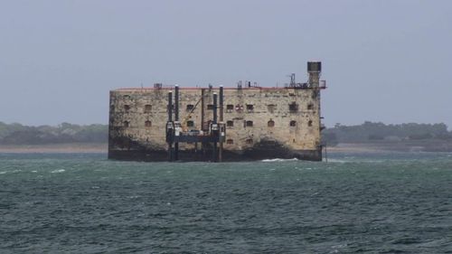 Le fort vu depuis Oléron