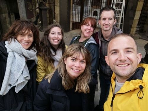 L'équipe de journalistes présents lors de la journée presse.
