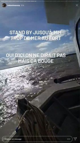 Vincent Lagaf a rapporté son matériel pour les tournages.