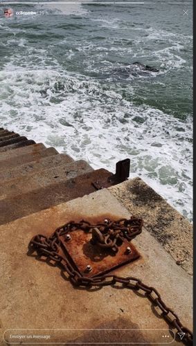 L'escalier extérieur du fort