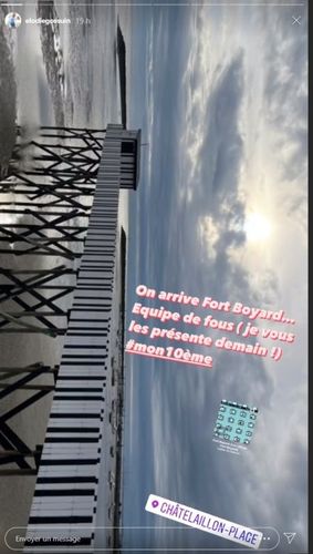 Dans le bateau pour le fort