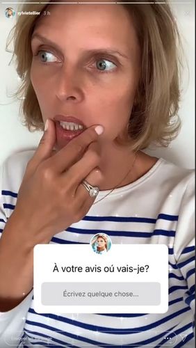 Sylvie Tellier la veille de son aventure