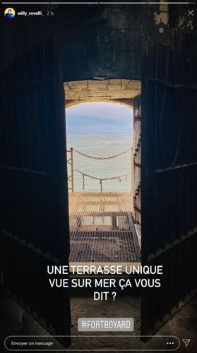 Vue depuis l'accès au carrelet