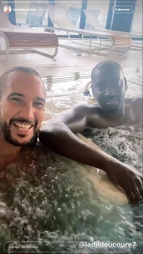 Laurent Maistret au spa de l'hôtel