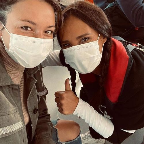 Delphine Wespiser et Nathalie Marquay Pernaut