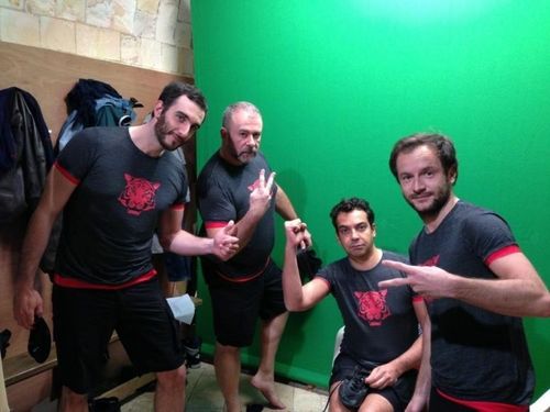 L équipe de #cavous à Fort Boyard aujourd\'hui