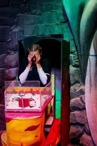 Sylvie Tellier dans le Train Fantôme