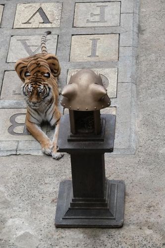 La salle du trésor bien défendue par les tigres
