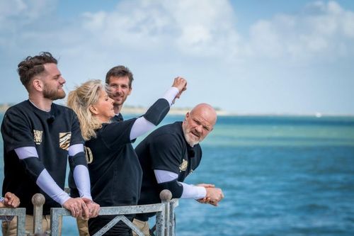L'équipe de Philippe Etchebest pendant l'épreuve de Mégagaf