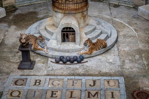 Les tigres dans la Salle du Trésor