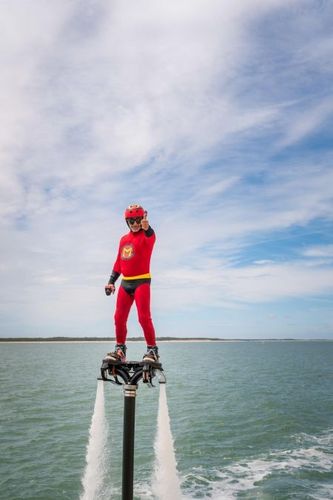 Mégagaf sur son Flyboard
