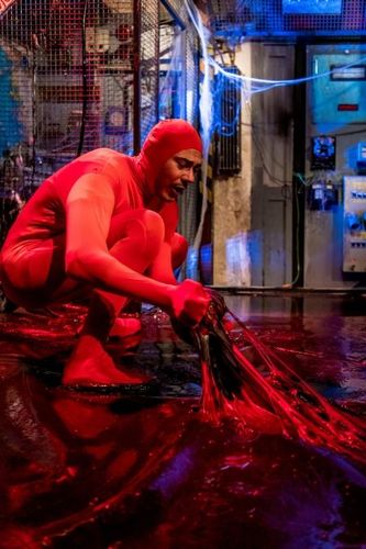 Julien Blier dans l'épreuve de l'Araignée